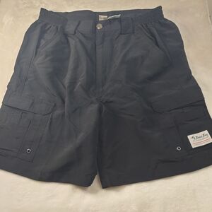 Navy Blue Men's Cargo Shorts